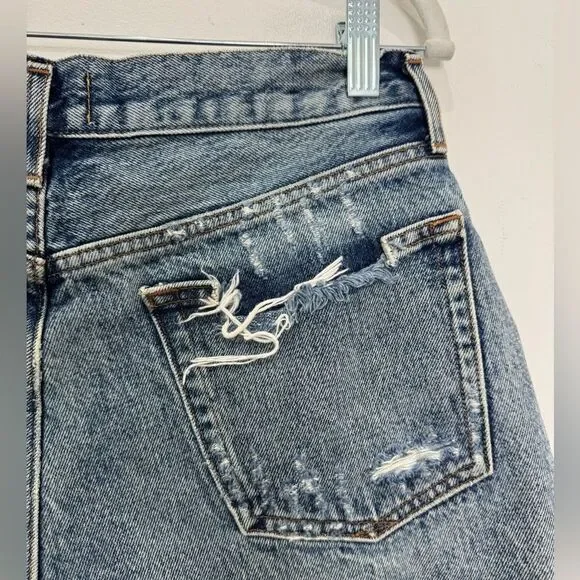 AGOLDE Parker denim shorts in dark wash - Picture 14 of 15